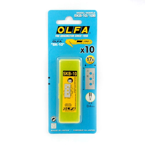 Olfa - BL. 10 CUCHILLAS RECAMBIO CUTTER OLFA SK-10