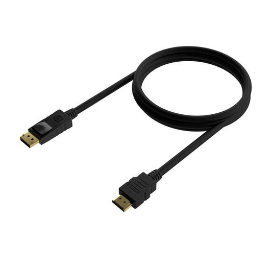 AISENS - Cable Conversor DISPLAYPORT a HDMI  DP/M-HDMI/M  Negro  0.5M