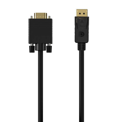 AISENS - Cable Conversor DISPLAYPORT a VGA  DP/M-VGA/M  Negro  1.0M