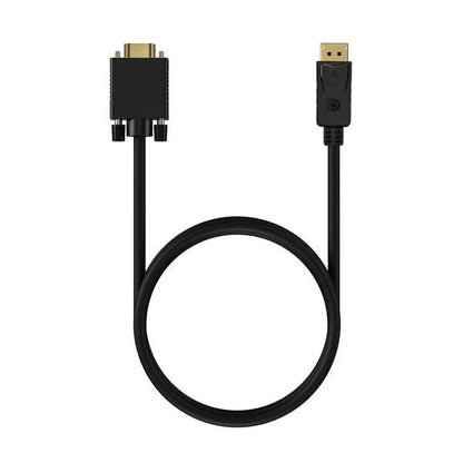 AISENS - Cable Conversor DISPLAYPORT a VGA  DP/M-VGA/M  Negro  1.0M