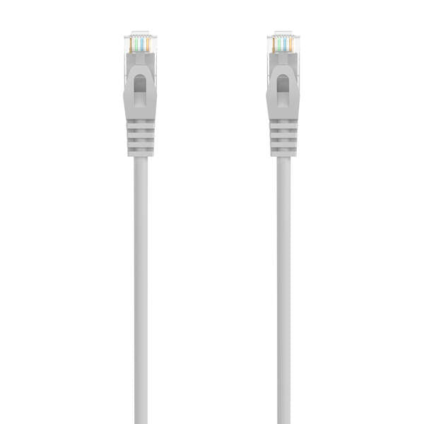 AISENS - Cable de Red Latiguillo RJ45 LSZH Cat.6A 500 Mhz UTP AWG24  Gris  30CM