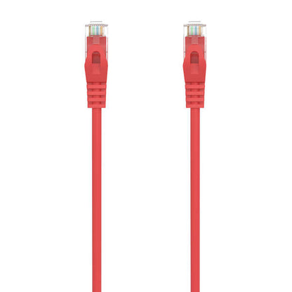 AISENS - Cable de Red Latiguillo RJ45 LSZH Cat.6A 500 Mhz UTP Awg24  Rojo  25CM