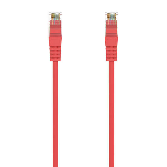 AISENS - Cable de Red Latiguillo RJ45 LSZH Cat.6A 500 Mhz UTP Awg24  Rojo  25CM