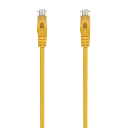 AISENS - Cable de Red Latiguillo RJ45 LSZH Cat.6A 500 Mhz UTP AWG24  Amarillo  25CM