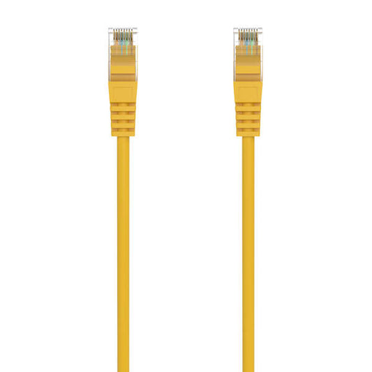 AISENS - Cable de Red Latiguillo RJ45 LSZH Cat.6A 500 Mhz UTP AWG24  Amarillo  25CM