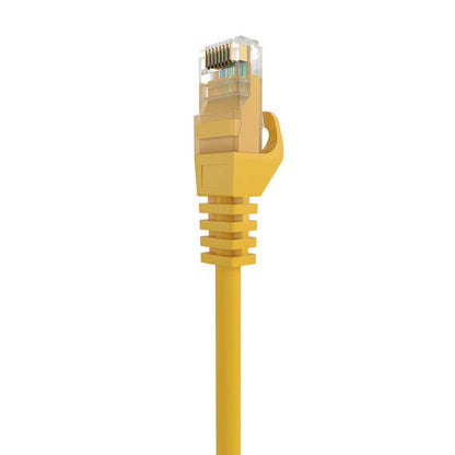 AISENS - Cable de Red Latiguillo RJ45 LSZH Cat.6A 500 Mhz UTP AWG24  Amarillo  25CM