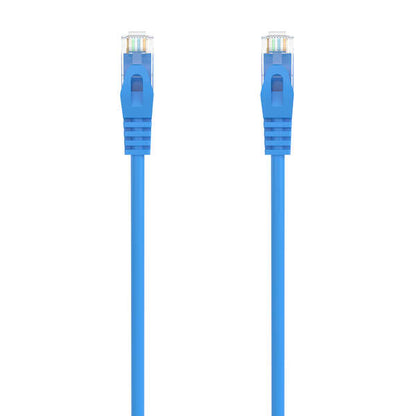 AISENS - Cable de Red Latiguillo RJ45 LSZH Cat.6A 500 Mhz UTP AWG24  Azul  25CM