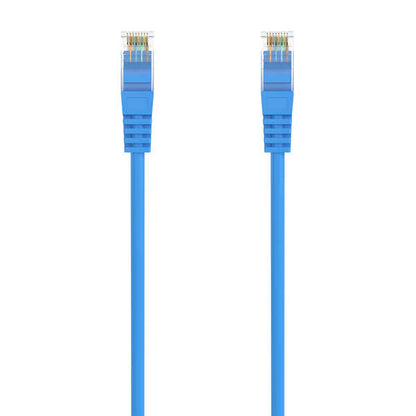 AISENS - Cable de Red Latiguillo RJ45 LSZH Cat.6A 500 Mhz UTP AWG24  Azul  25CM