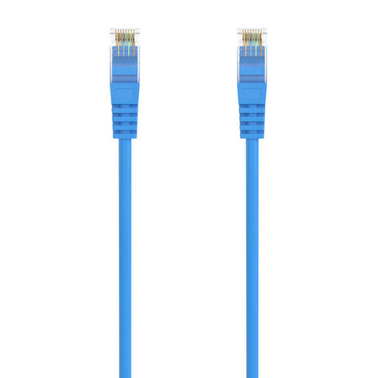 AISENS - Cable de Red Latiguillo RJ45 LSZH Cat.6A 500 Mhz UTP AWG24  Azul  25CM