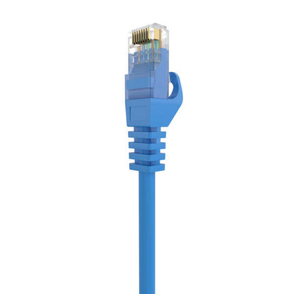 AISENS - Cable de Red Latiguillo RJ45 LSZH Cat.6A 500 Mhz UTP AWG24  Azul  25CM