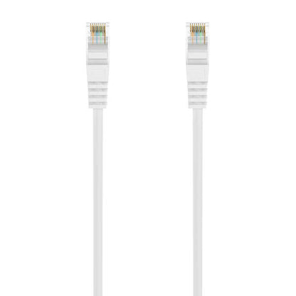 AISENS - Cable de Red Latiguillo RJ45 LSZH Cat.6A 500 Mhz UTP AWG24  Blanco  25CM