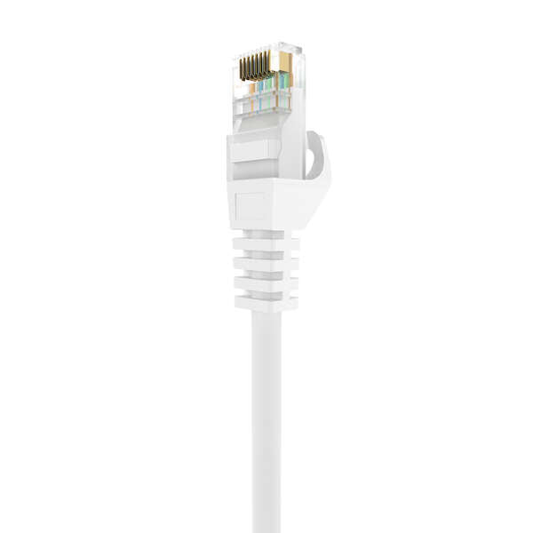 AISENS - Cable de Red Latiguillo RJ45 LSZH Cat.6A 500 Mhz UTP AWG24  Blanco  3.0M