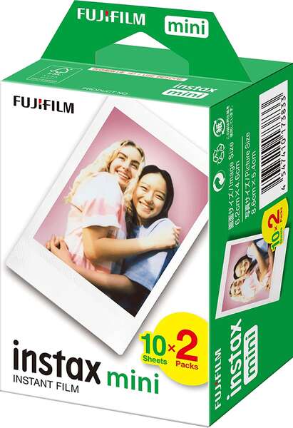 Fujifilm - 16567828 película instantáneas 20 pieza(s) 86 x 54 mm