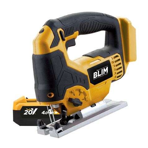 Blim Sierra de Calar a Bateria 20V 4.0AH -  Velocidad sin Carga 0-2400rpm - Base de Aluminio - Empuñadura Ergonomica - Laser/LED Incorporado 1 pieza(s)