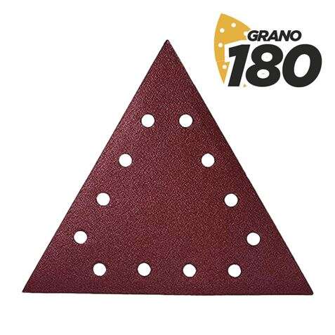 Blim Pack de 5 Lijas con Velcro para Lijadora BL0223 - Grano 180 - Formato Triangular 1 pieza(s)