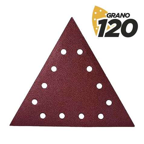 Blim Pack de 5 Lijas con Velcro para Lijadora BL0223 - Grano 120 - Formato Triangular 1 pieza(s)