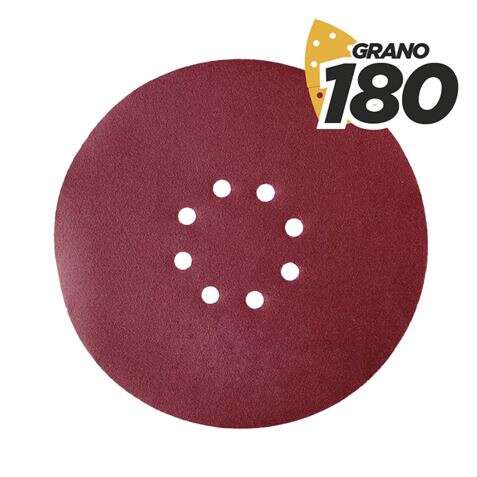 Blim Pack de 5 Lijas con Velcro para Lijadora BL0223 - Grano 180 - Formato Circular 1 pieza(s)