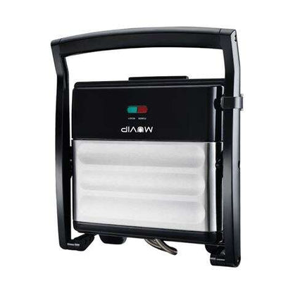 Muvip Sandwichera Grill 1800W - Apertura hasta 105º - Placa Superior Basculante - Asa Tacto Frio 1 pieza(s)