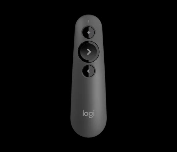 Logitech - R500 apuntador inalámbricos Bluetooth/RF Gris