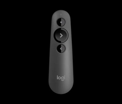 Logitech - R500 apuntador inalámbricos Bluetooth/RF Gris