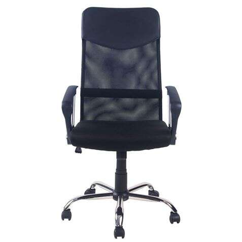 Muvip Silla de Oficina OF100 - Respaldo de Malla Transpirable - Ajuste de Altura - Peso Max 130kg 1 pieza(s)