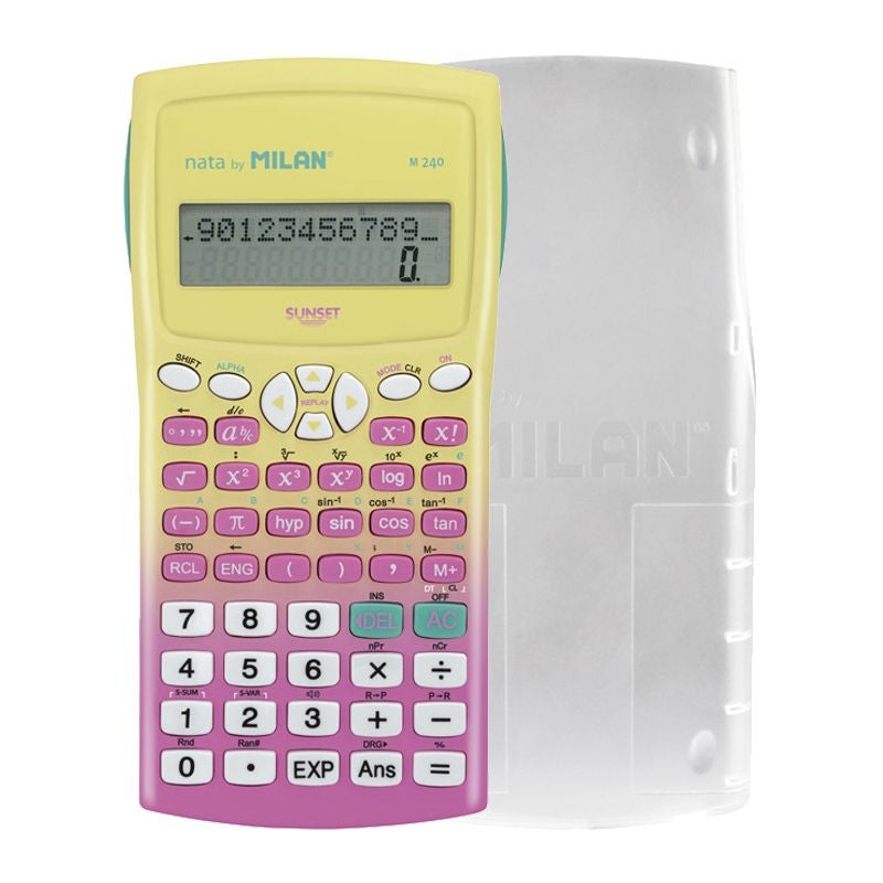 Milan - 159110SNPBL calculadora Escritorio Calculadora básica Rosa  Amarillo