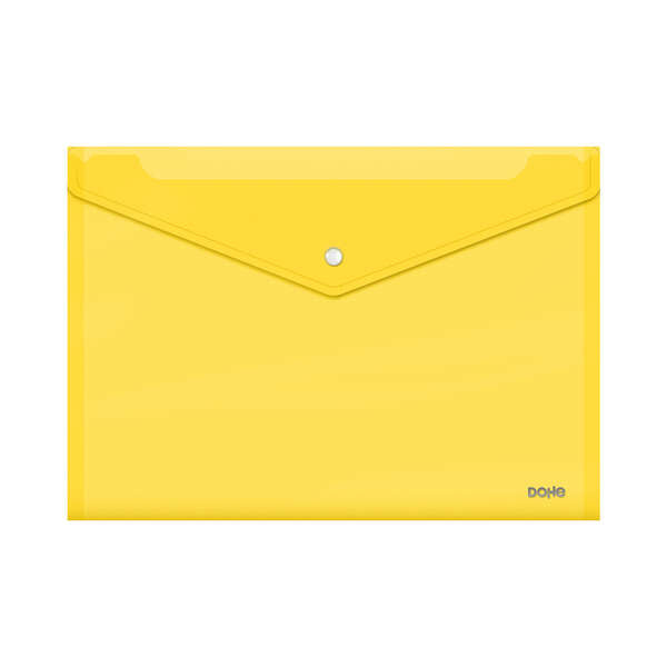 DOHE - SOBRES POLIPROPILENO BROCHE AMARILLO FOLIO APAISADO 360X255 DOHE 91480