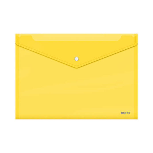 DOHE - SOBRES POLIPROPILENO BROCHE AMARILLO FOLIO APAISADO 360X255 DOHE 91480