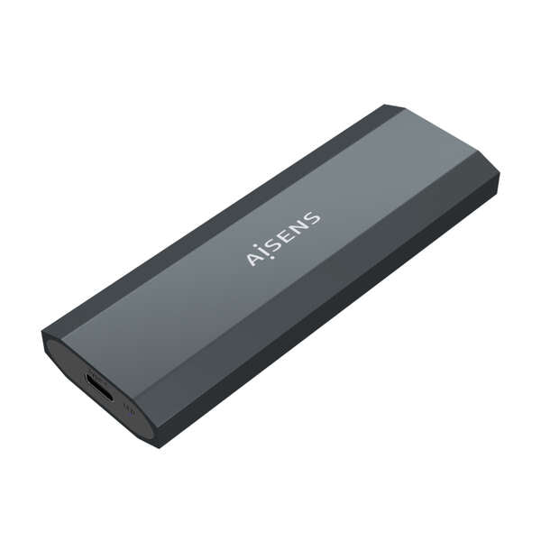 AISENS - Caja Externa M.2 (NGFF) ASM2-018GR SATA/NVMe a Usb3.1 Gen2  Gris