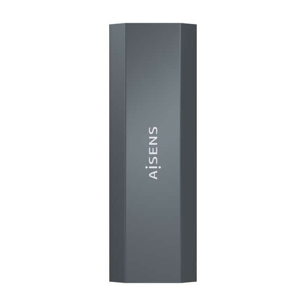 AISENS - Caja Externa M.2 (NGFF) ASM2-018GR SATA/NVMe a Usb3.1 Gen2  Gris