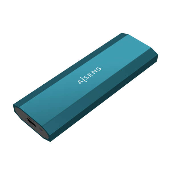 AISENS - Caja Externa M.2 (NGFF) ASM2-019BLU SATA/NVMe a Usb3.1 Gen2  Azul