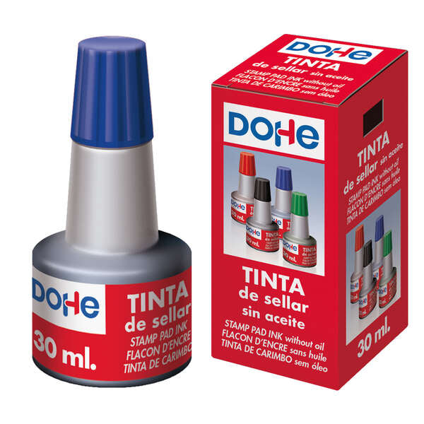 Dohe Tinta para Tampones y Sellos 30ml - Color Azul 1 pieza(s)