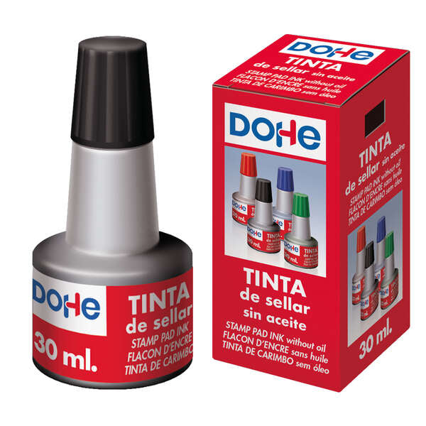 Dohe Tinta para Tampones y Sellos 30ml - Color Negro 1 pieza(s)