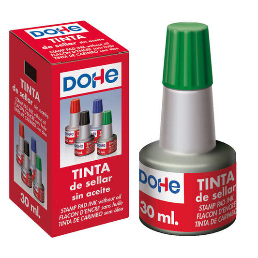 Dohe Tinta para Tampones y Sellos 30ml - Color Verde 1 pieza(s)