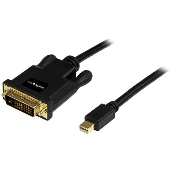 StarTech.com - Cable de 1 8m Adaptador de Vídeo Mini DisplayPort a DVI-D - Conversor Pasivo - 1920x1200 - Negro