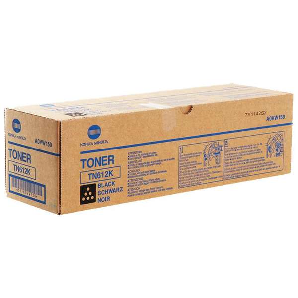 Konica Minolta TN612 Negro Cartucho de Toner Original - TN612K/A0VW150 Tintasmurcia.com