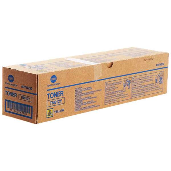 Konica Minolta TN612 Amarillo Cartucho de Toner Original - TN612Y/A0VW250 Tintasmurcia.com