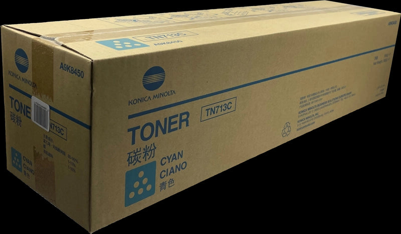 Konica Minolta TN713 Cyan Cartucho de Toner Original - TN713C/A9K8450 Tintasmurcia.com