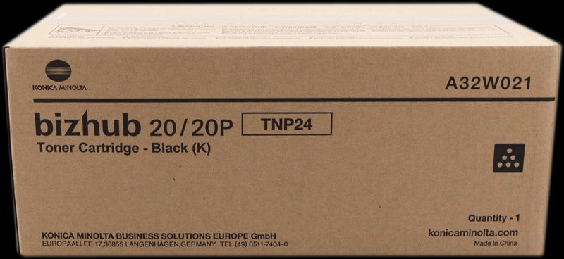 Konica Minolta TNP24 Negro Cartucho de Toner Original - A32W021 Tintasmurcia.com