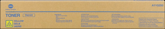 Konica Minolta TN319 Amarillo Cartucho de Toner Original - TN319Y/A11G250 Tintasmurcia.com