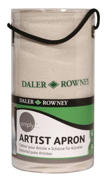 Daler Rowney Simply Delantal con 4 Bolsillos - Color Beige 1 pieza(s)