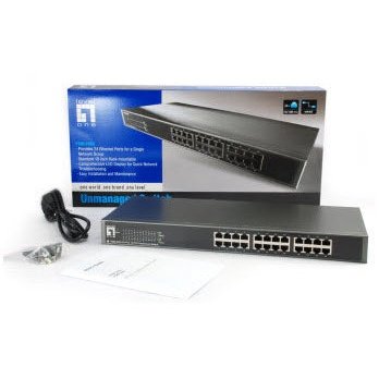 LevelOne - FSW-2450 switch No administrado Fast Ethernet (10/100) Negro