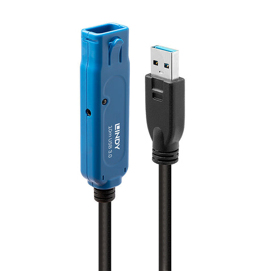 Lindy - 43157 cable USB USB 3.2 Gen 1 (3.1 Gen 1) 10 m USB A Negro