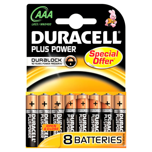 Duracell - Plus Power Batería de un solo uso AAA Alcalino