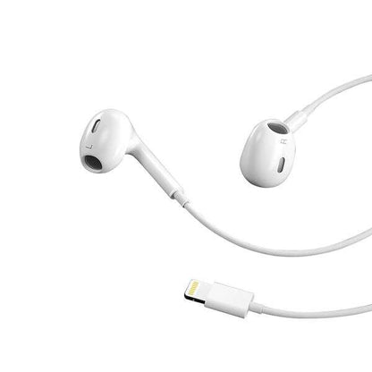 XO EP45 Auriculares Lightning - Sonido de Calidad - 1.2m - Color Blanco 1 pieza(s)