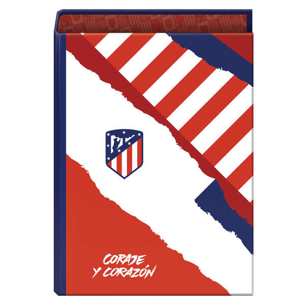 Dohe Atletico de Madrid Coraje y Corazon Carpeta de 4 Anillas Formato Folio - Cubierta de Carton Forrado - Anillas Niqueladas de 40mm 1 pieza(s)