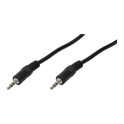 LogiLink - 3.5mm - 3.5mm  5m cable de audio 3 5mm Negro