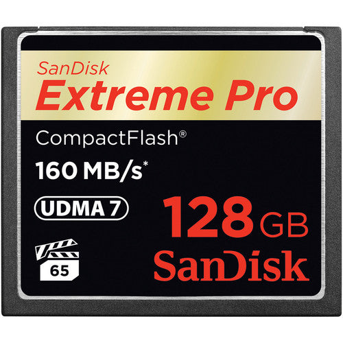 SanDisk - 128GB Extreme Pro CF 160MB/s CompactFlash