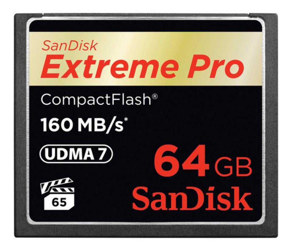 SanDisk - 64GB Extreme Pro CF 160MB/s CompactFlash