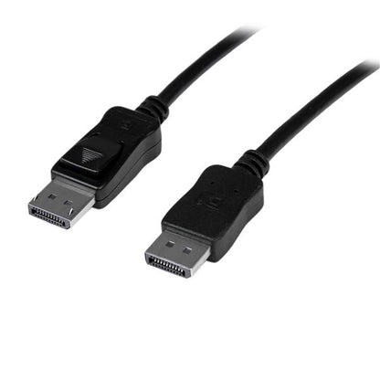 StarTech.com - Cable de 15m DisplayPort Activo -Cable DisplayPort Ultra HD 4K - Cable DP Largo para Proyector o Monitor - con Conectores con Pestillo